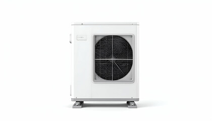 Fototapeta premium White Air Source Heat Pump.