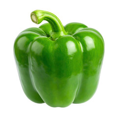Fresh green bell pepper for healthy eating.