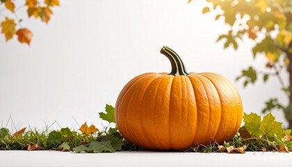 Autumn Pumpkin Harvest Display