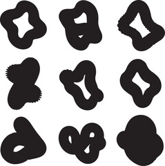 Organic Blob Art Set