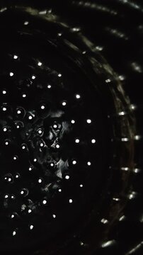Path of Light Through Tiny Portals