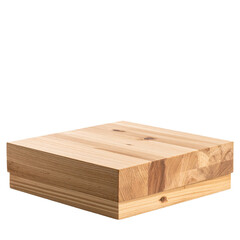 Delicate wooden box with natural grain texture, perfect for gifting or organizing small items.