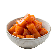 Spicy Pickled Daikon Radish: Vibrant Asian Cuisine Dish