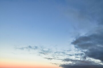 Sky Replacement Mostly Clear Dawn Sky