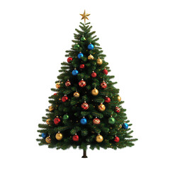 Obraz premium Christmas Tree: Festive Decor, Holiday Ornament, Winter Season