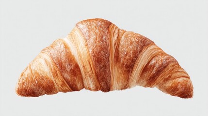 Golden, flaky croissant beckons indulgence, celebrating French National Pastry Day, echoing buttery whispers of Parisian dawns and aroma-laden boulangeries
