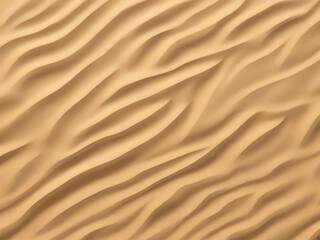 Sand background top view, desert or beach texture with golden sandy waves or dunes. Ocean or sea bottom, grainy abstract wallpaper or backdrop, nature, coastline. Realistic 3d vector illustration