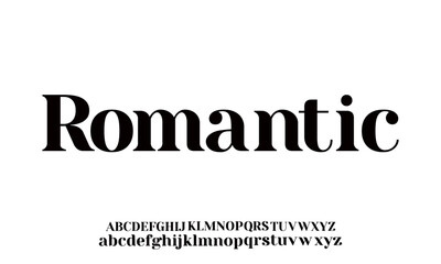 simple and elegant serif font