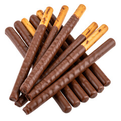 Delicious chocolate-covered wafers with caramel filling, perfect for snacking.
