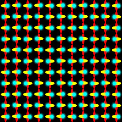 Seamless pattern with colorful balls .