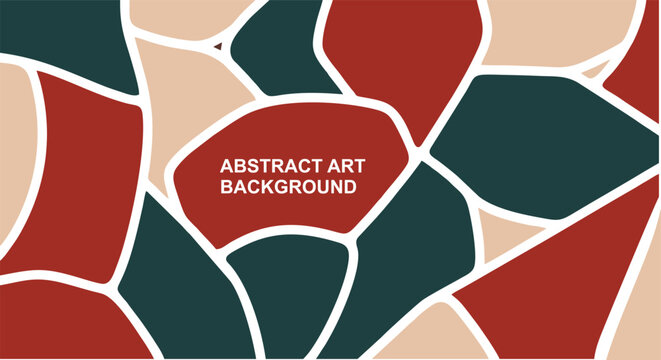 Abstract heart and flower background with colorful decorative elements