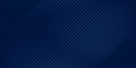 Blue abackground art with glowing arrow lines. Simple shiny blue geometric lines design. Technology line good modern