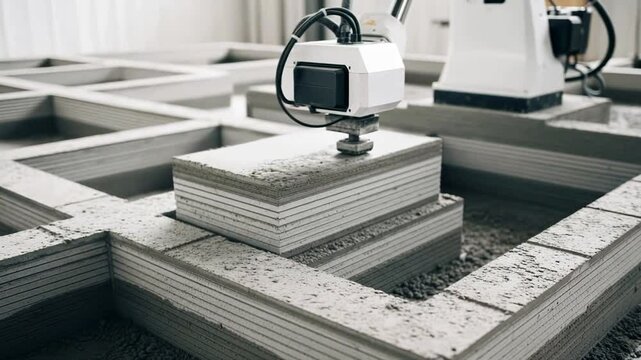 3D printer for house building