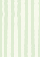Soft Wavy Green Stripes Seamless Pattern Background