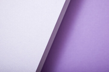 Diagonally divided 3d purple background