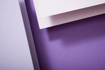 Purple modern 3d background, copy space