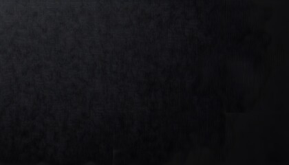 Elegant Black Canvas Background with Macro Linen Weave Pattern Texture Design