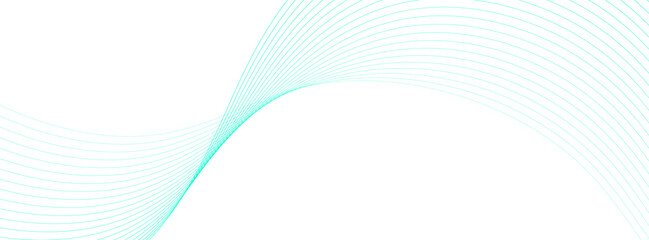 Fresh blue and green abstract wave lines on a clean white background great for tech presentations, healthcare branding, or digital posters.