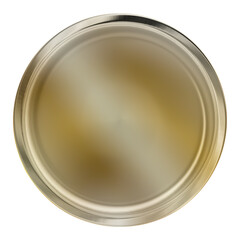 Gold coin isolated on transparent background
