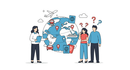 Planning your next global adventure exploring destinations and travel options together