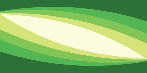 Green and white business wave banner background. Eps10