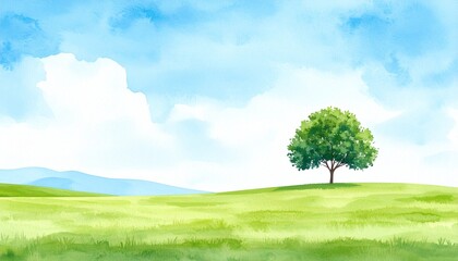 Obraz premium ほっこりした自然の風景画