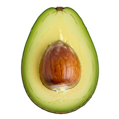 Perfect Avocado: A Vibrant, Detailed Close-Up