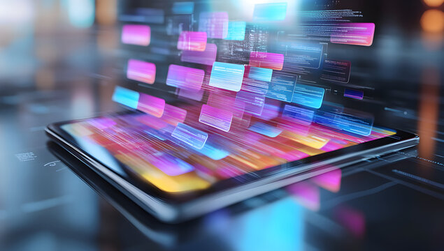 Mobile Document Management Applications, illustrating the ease of using smartphone apps for document scanning, editing, and organization to improve productivity and enable seamless workflow management