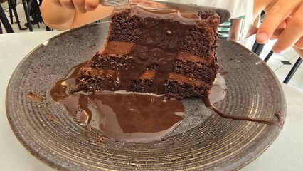 ciasto czekoladowe warstwy tarta valor