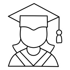 Education icon vector