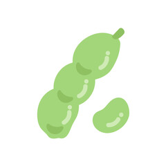 枝豆　イラスト