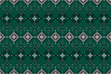 seamless pattern with green leaves