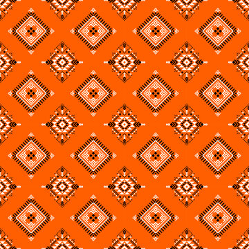 seamless pattern with geometric shapes