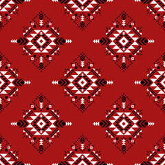 red and black seamless pattern