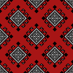 red and black seamless pattern