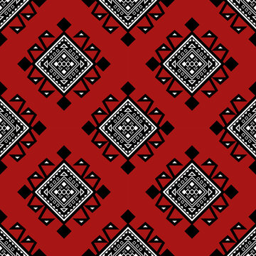 red and black seamless pattern