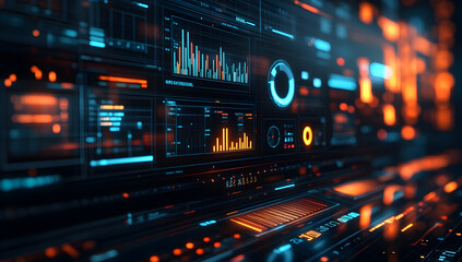 Project Metrics and Key Performance Indicator Dashboards, showcasing visual scorecards and analytical charts displaying performance data for monitoring progress and informed project management decisio