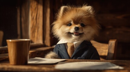 National Work Like a Dog, humorous dog mascot in helmet and vest lying in rest, highlighting burnout and construction fatigue, editorial metaphor for labor resilience and extreme weather