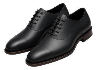 Formal oxford shoes in deep charcoal with a smooth calfskin finish