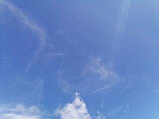 cloudy and blue sky background, suitable for website design and presentation background 