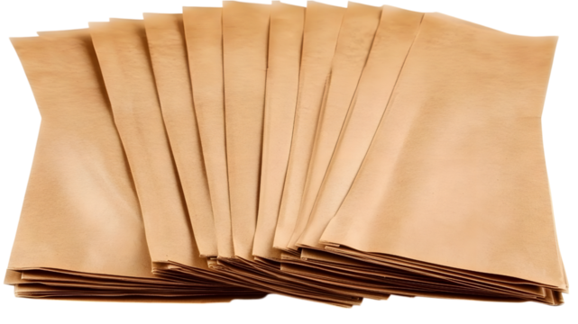 Organizing brown paper bags for crafts home diy indoor close-up storage solutions