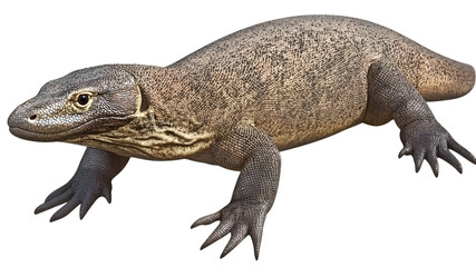 Obraz premium Exploring the komodo dragon habitat behavior and conservation efforts in indonesia