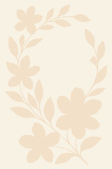 Swirling Floral Composition in Watercolor