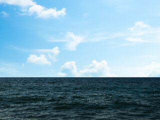 Sea ocean texture blue water nature background, abstract shore clean calm natural summer for tourism travel in holidays, island deep surface.