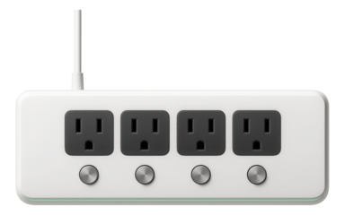 Smart power strip with multiple outlets and individually controlled timer functions