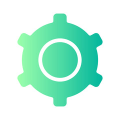cogwheel gradient icon