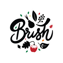 Obraz premium Autumn brush