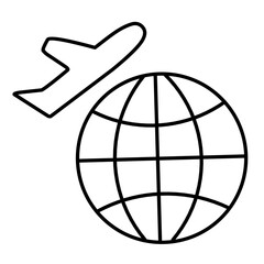 globe related vector icon