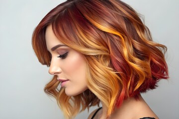 Short hair highlight 