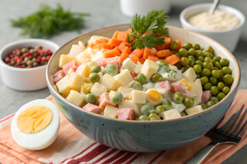  Russian salad 